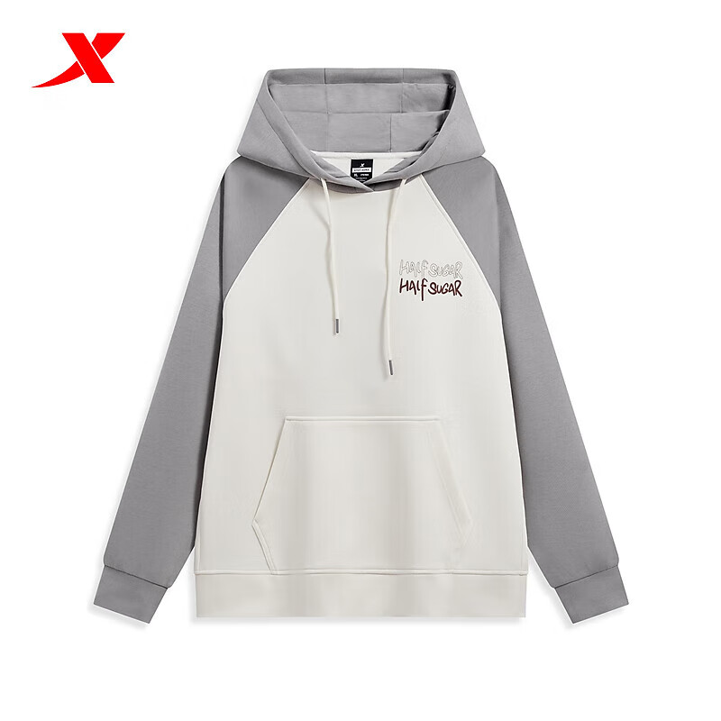 特步男女同款连帽卫衣秋季潮流运动休闲连帽卫衣976127930519