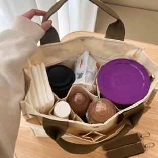 韩系新款时尚妈咪带娃包宝妈外出手提袋婴儿出门妈妈可携式包收纳