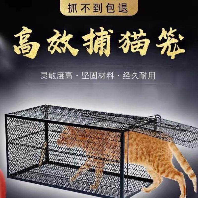 野外抓兔子神器全自动捕猫笼人道救助捉笼猫笼子超市抓新款抓猫器,居家日用,灭鼠笼/捕鼠器,淘宝优惠券,粉丝福利购,淘宝优惠卷