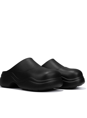 山林凉Wave Slippers时尚舒适增高韩版简约包头拖鞋女鞋