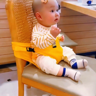 带宝宝出门吃饭必带神器宝宝餐椅安全带便携式儿童通用座椅带