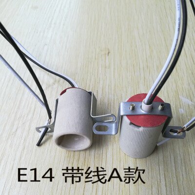 新品灯座e27耐l高温陶瓷灯头防水大功率吸顶平底座陶瓷吊灯螺口罗