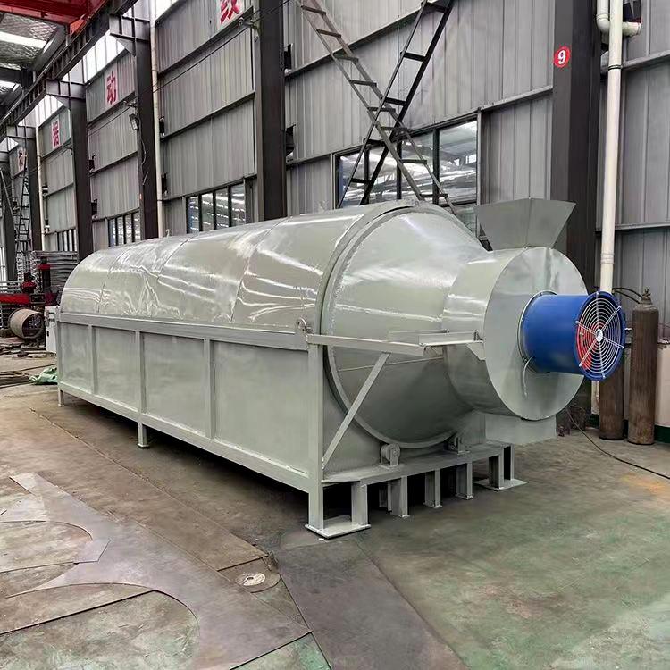 大型工业金属粉烘干机器不锈钢小型化工钙粉移动烘干设备滚筒烘干