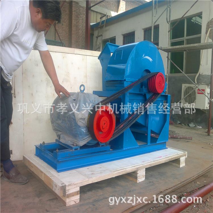 600型刀片锤头组合式木材粉碎机设备 除尘木片粉碎机