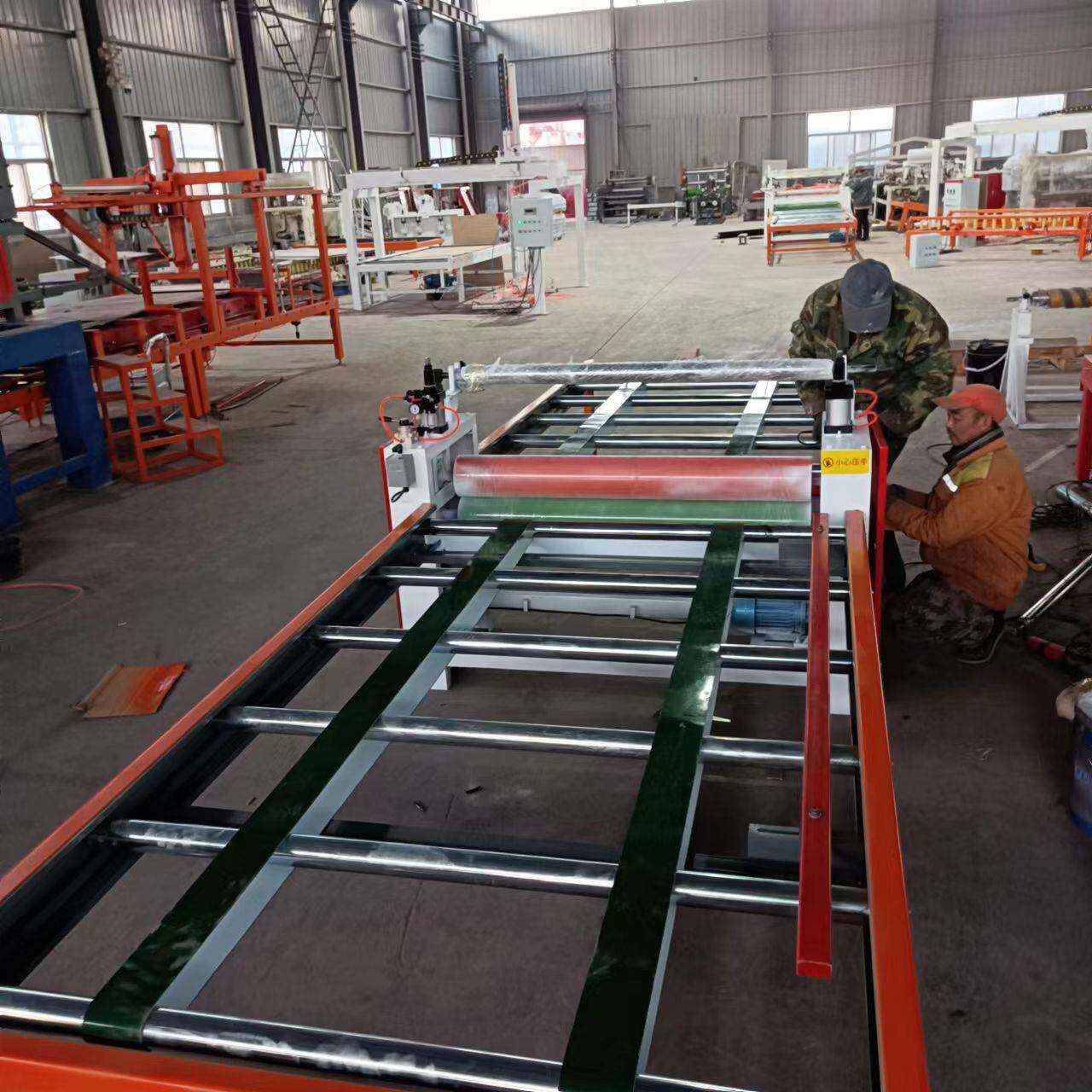 烤漆门自动断膜压膜机 uv板铝板中纤板牛皮纸贴纸机 保护膜覆膜机