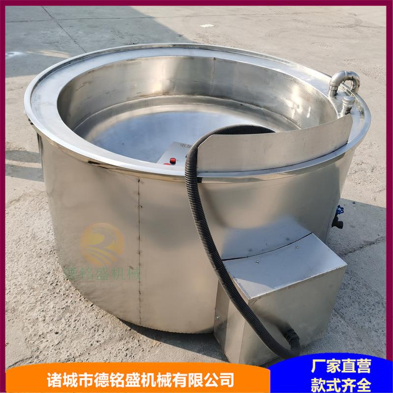 鸡鸭鹅拔毛的电导热油石蜡锅 褪猪头毛设备 圆形松香锅