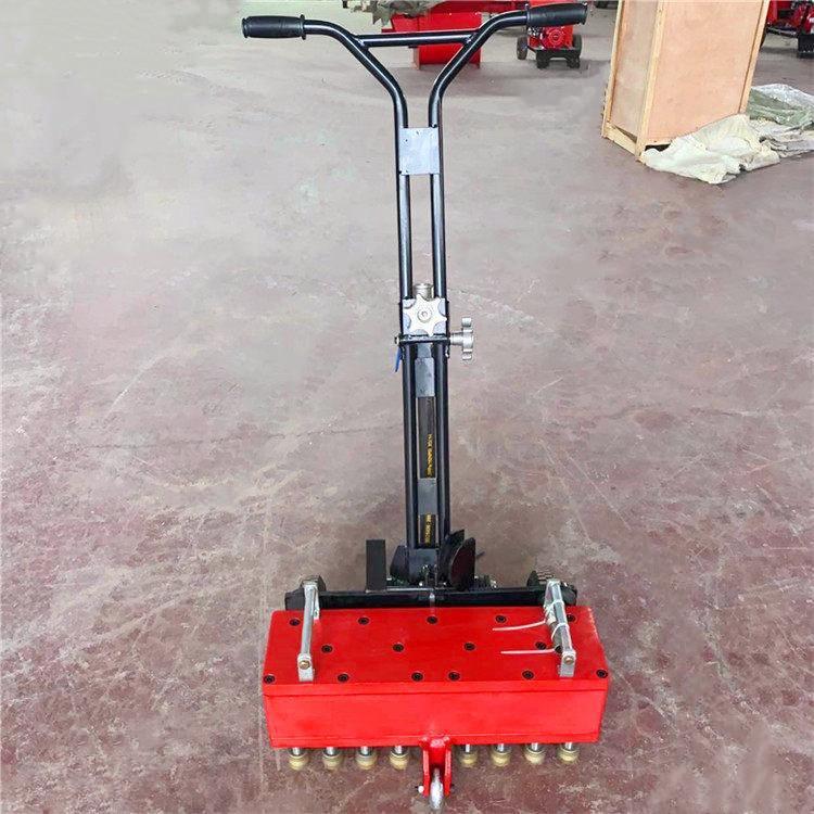 气动混凝土地面凿毛机 加强手推式桥面路面拉毛机