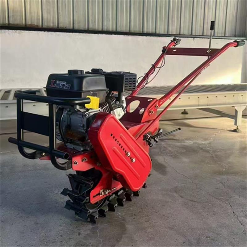链轨式微耕机趟地独轮犁地机气死驴扣半犁耘地开沟机施肥播种机