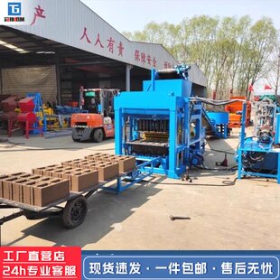 免烧水泥砖机全自动水泥制砖机液压砖机设备半自动空心砖制砖机