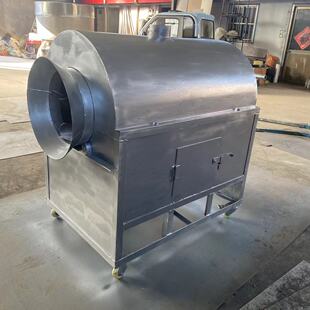 燃气加热炒货机 电加热花生翻炒设备 小型花生滚筒炒货机