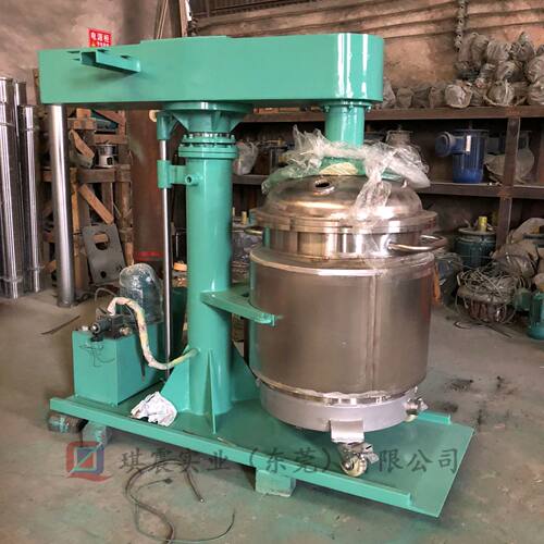 上海化工胶水300L高剪切分散机现货 全不锈钢真空分散机