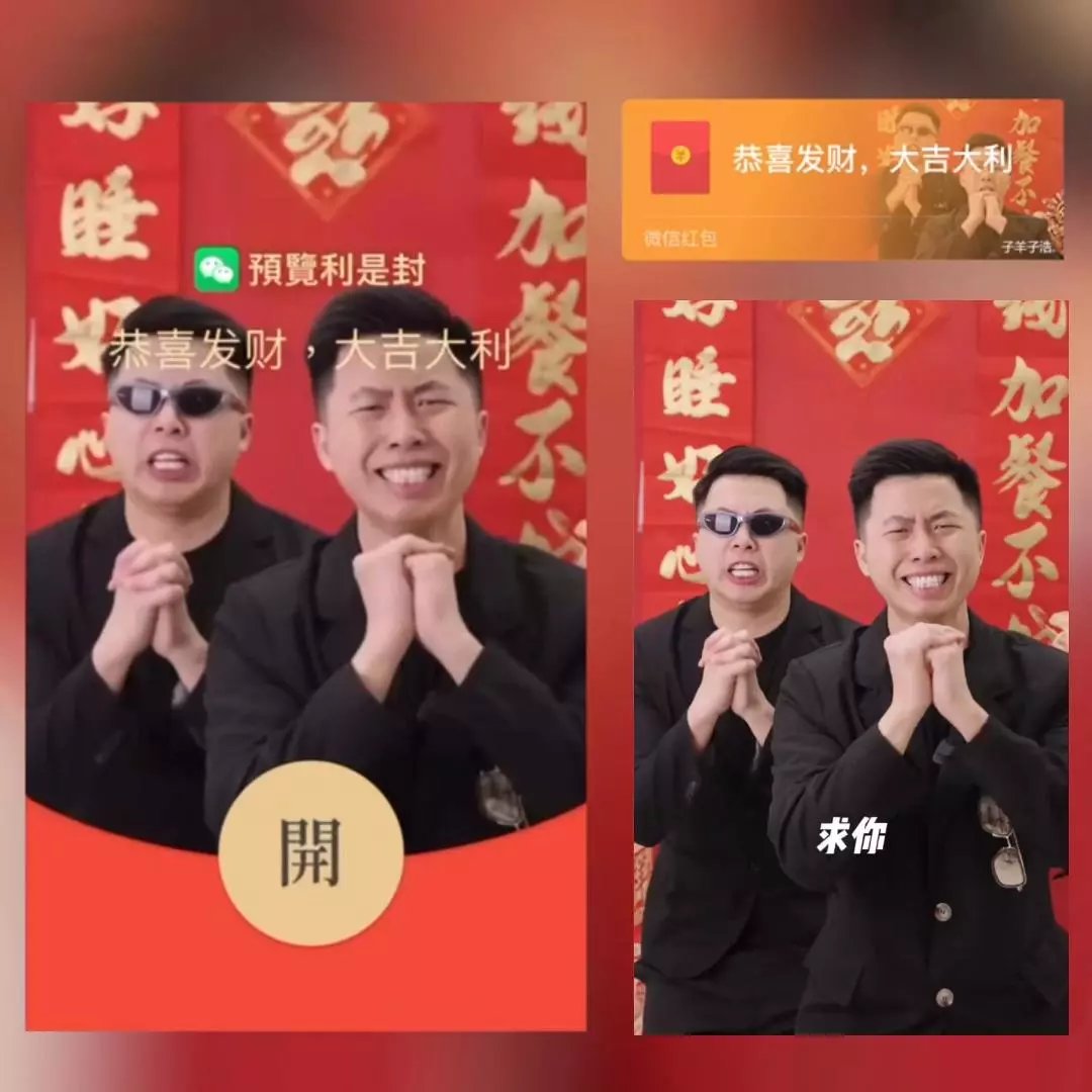 子羊子浩微信新年红包封面子洋红包恶霸   2025蛇年搞笑wv序列号