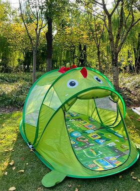 【儿童露营神器】沙滩帐篷户外便携式折叠速开遮阳室内2025新款