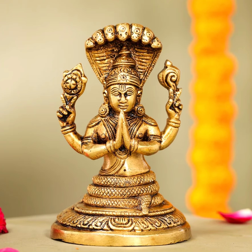 伽利手工黄铜雕像4.5英寸