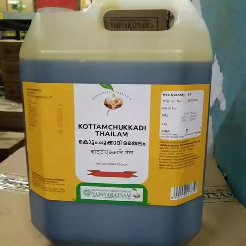 印度阿育吠陀KOTTAMCHUKKADI THAILAM油疗按摩油5000ml 桶装