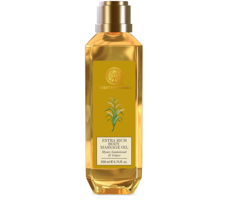 印度国际直邮forest迈索尔檀香瑜伽肌肉耐力力量放松按摩油200ml