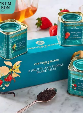 【百亿补贴】FortnumMason福南梅森花果红茶精选小罐茶3*25g礼盒