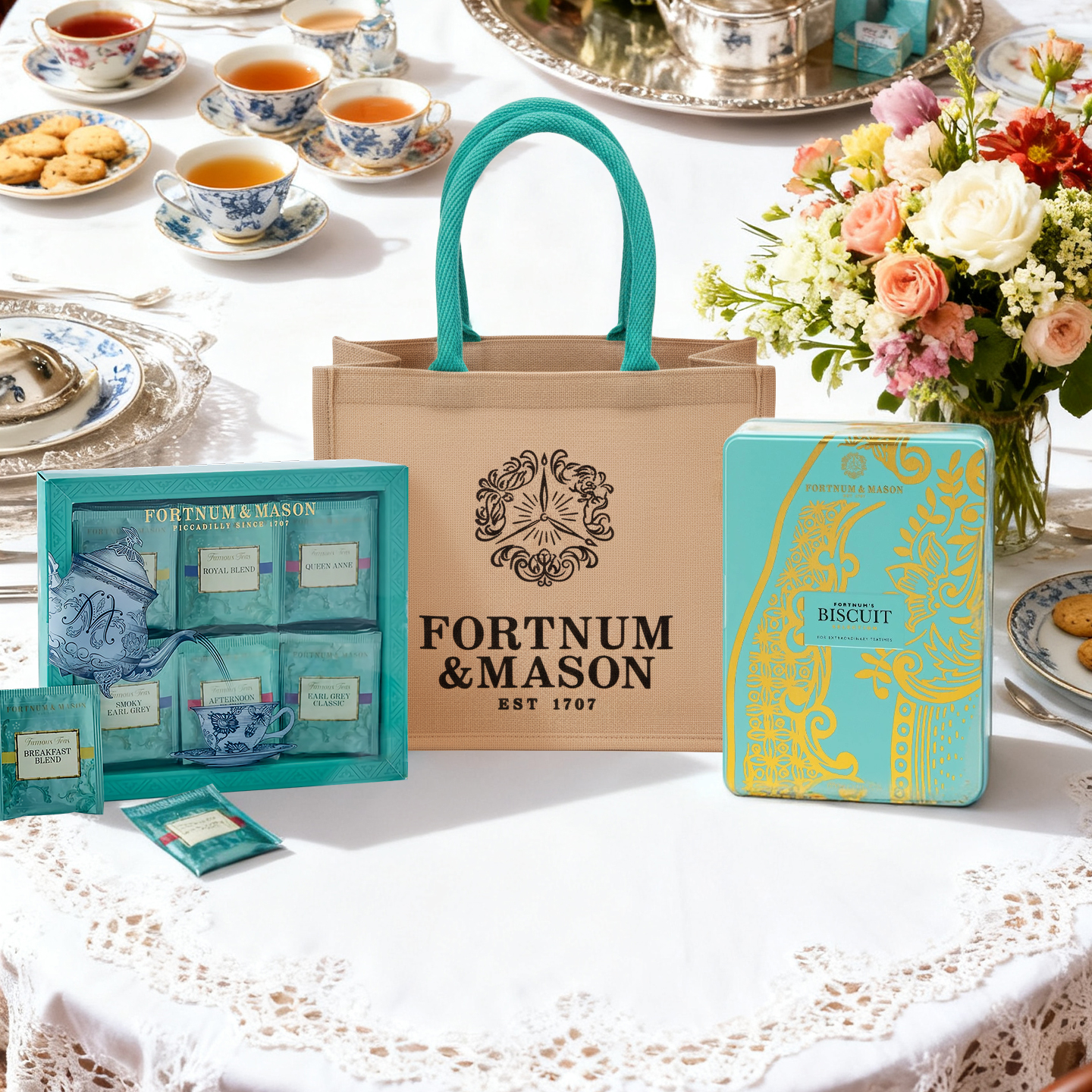 Fortnum&Mason福南梅森精选红茶120g皮卡迪利饼干600g送礼礼盒