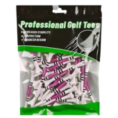 包 50支 Kaiersn塑料塑料球座低阻力条纹刻度 83mm 高尔夫球TEE