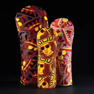 新款限量高尔夫杆套1号木3 5号木 小鸡腿 限定木杆杆头套套装