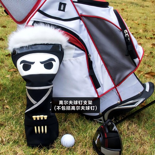 高尔夫木杆套 开球一号木帽套 忍者 皮革 Golf Driver Cover