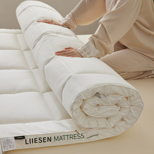 LIIESEN丽笙全棉A类抗菌防螨高弹床褥垫保护垫柔软五星级床垫1.8m