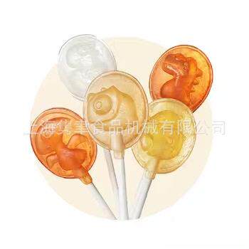 全动球形棒棒，扁圆棒棒糖糖，双层25棒自棒糖夹心棒棒糖厂家，直