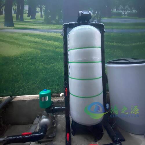 8吨软化衣水备工地洗房全自动润668新水软化水设阀除水垢水软器