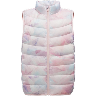 波司登儿童羽绒服秋季新款轻薄羽绒马甲女连帽纳米四防5A抗菌