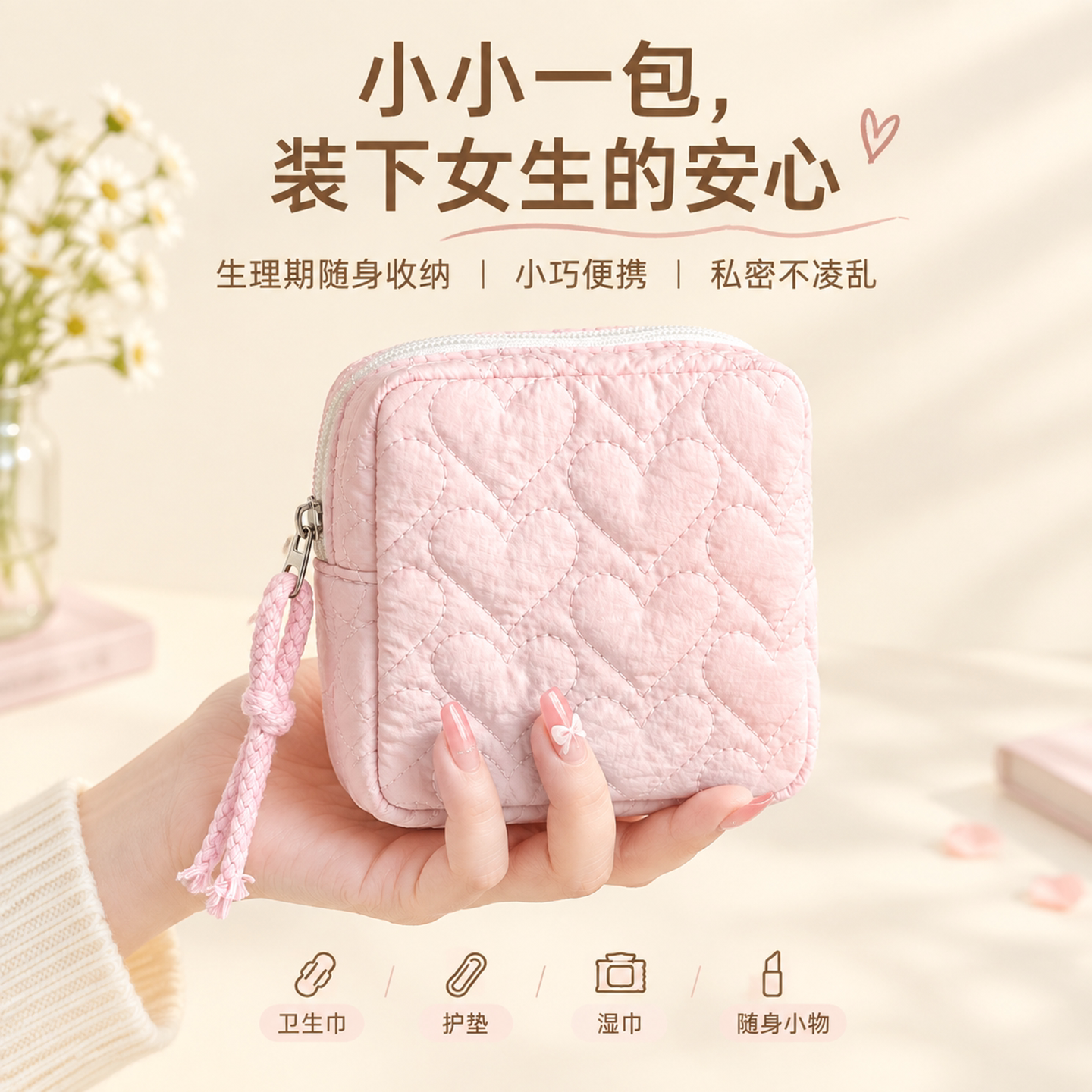卫生巾收纳包便携小型