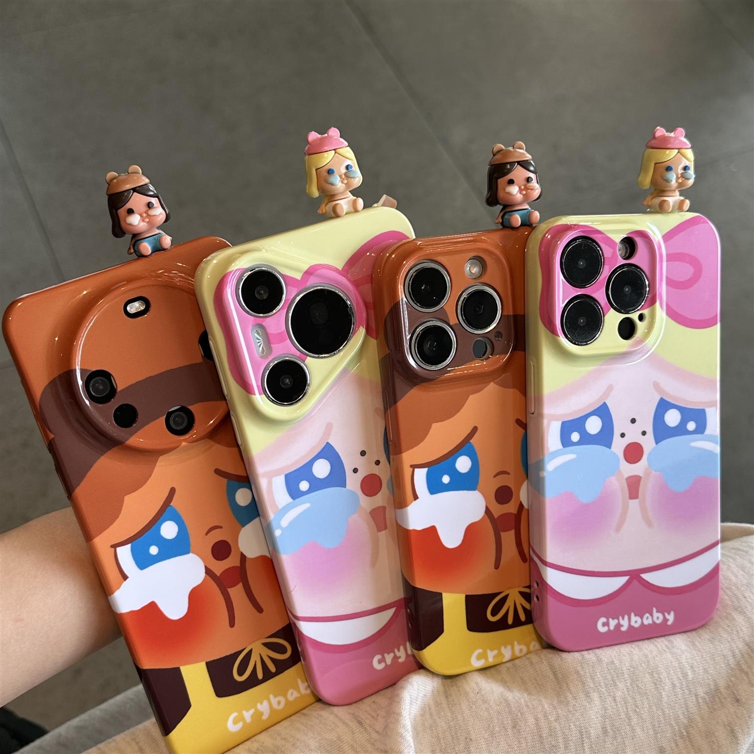 壳雾哭娃娃适用iphone16promax手机壳苹果13菲林14华为mate70pro卡通vivo小米15小公仔oppo硬壳12红米k80荣耀