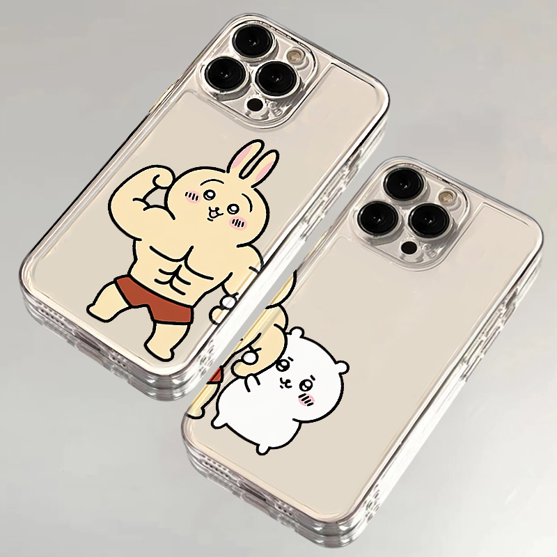 情侣乌萨奇手机壳适用于苹果15华为mate60吉伊卡哇p50网红iPhone16promax新款13小米14周边nova12可爱pura70