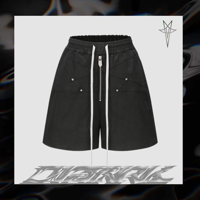 Disark暗黑先锋五芒星铆钉短裤