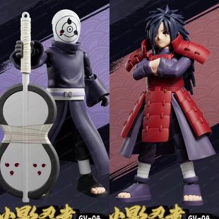 正版 第四弹4代大战开战宇智波斑鼬人偶玩具 布鲁可火影忍者群星版