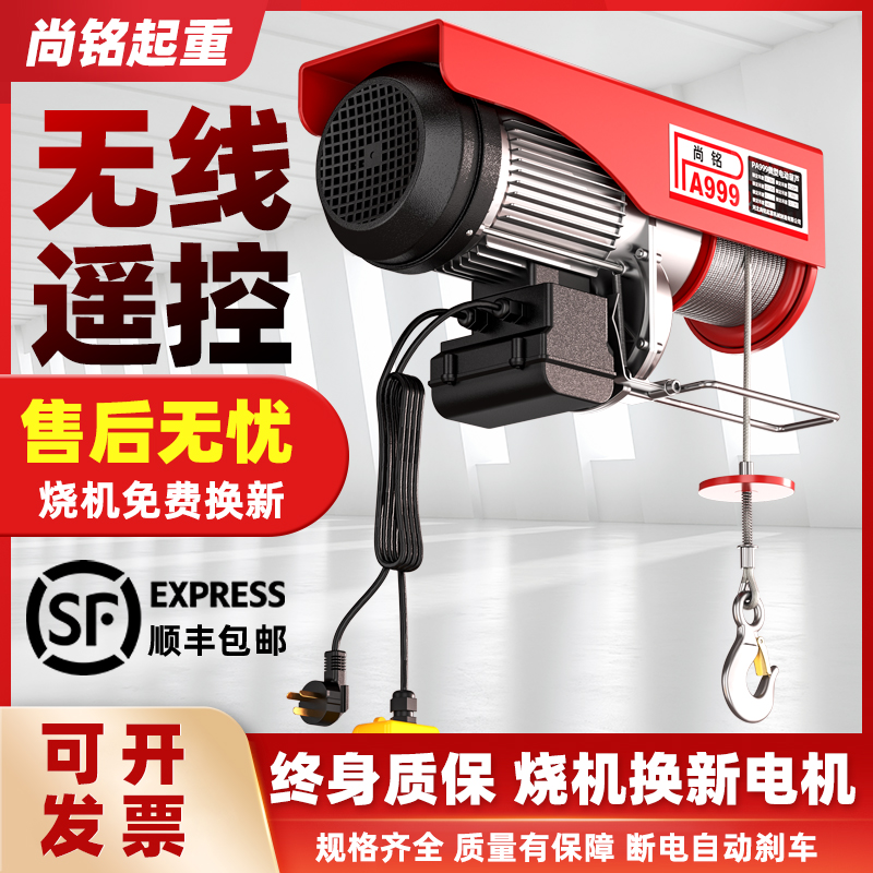 微型电动葫芦220V家用小型吊机