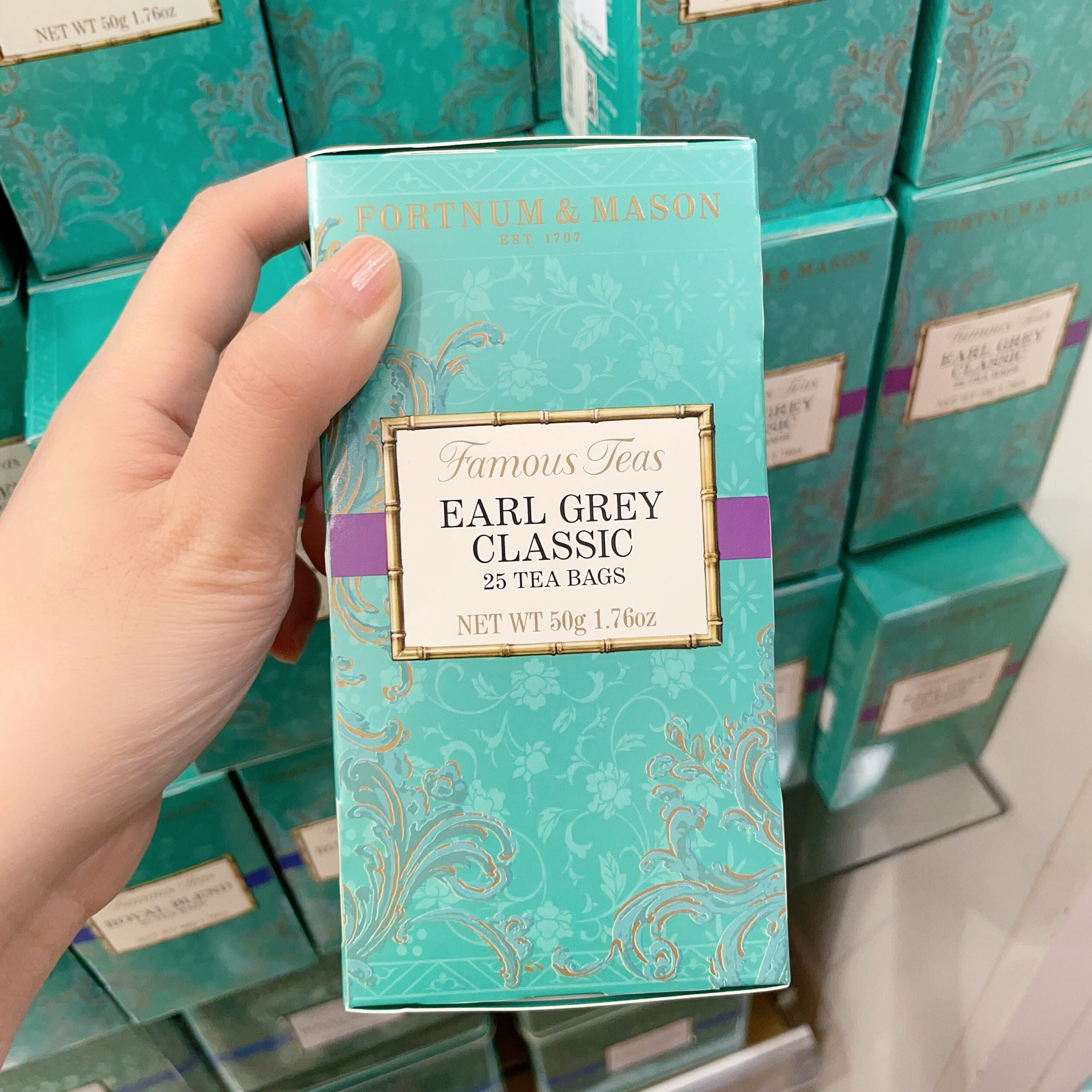 澳洲代购直邮 fortnum mason 英国福南梅森经典红茶伯爵茶包礼盒