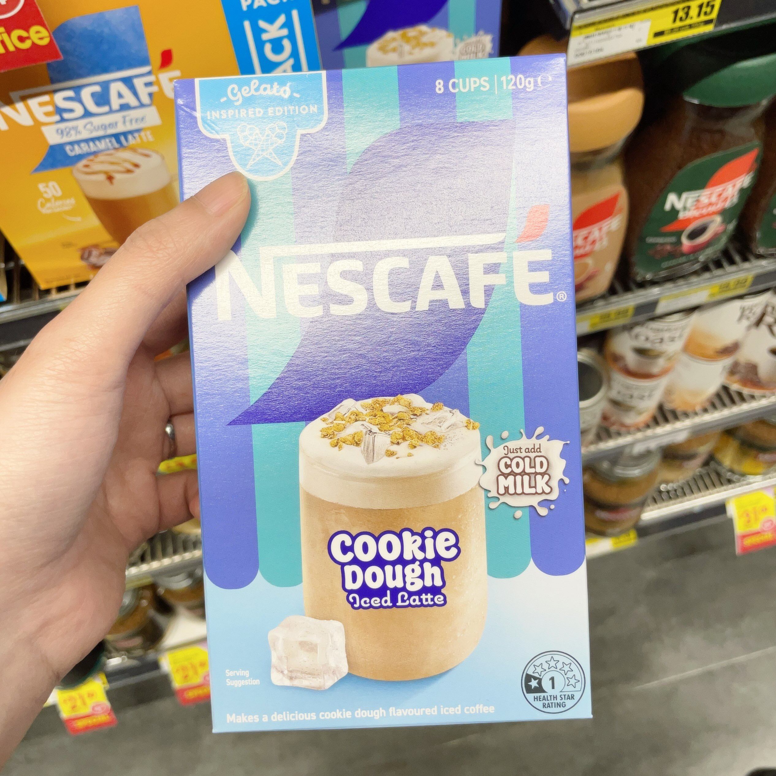 澳洲代购直邮Nescafe雀巢新版加浓口感速溶咖啡金装独立小包 10pk