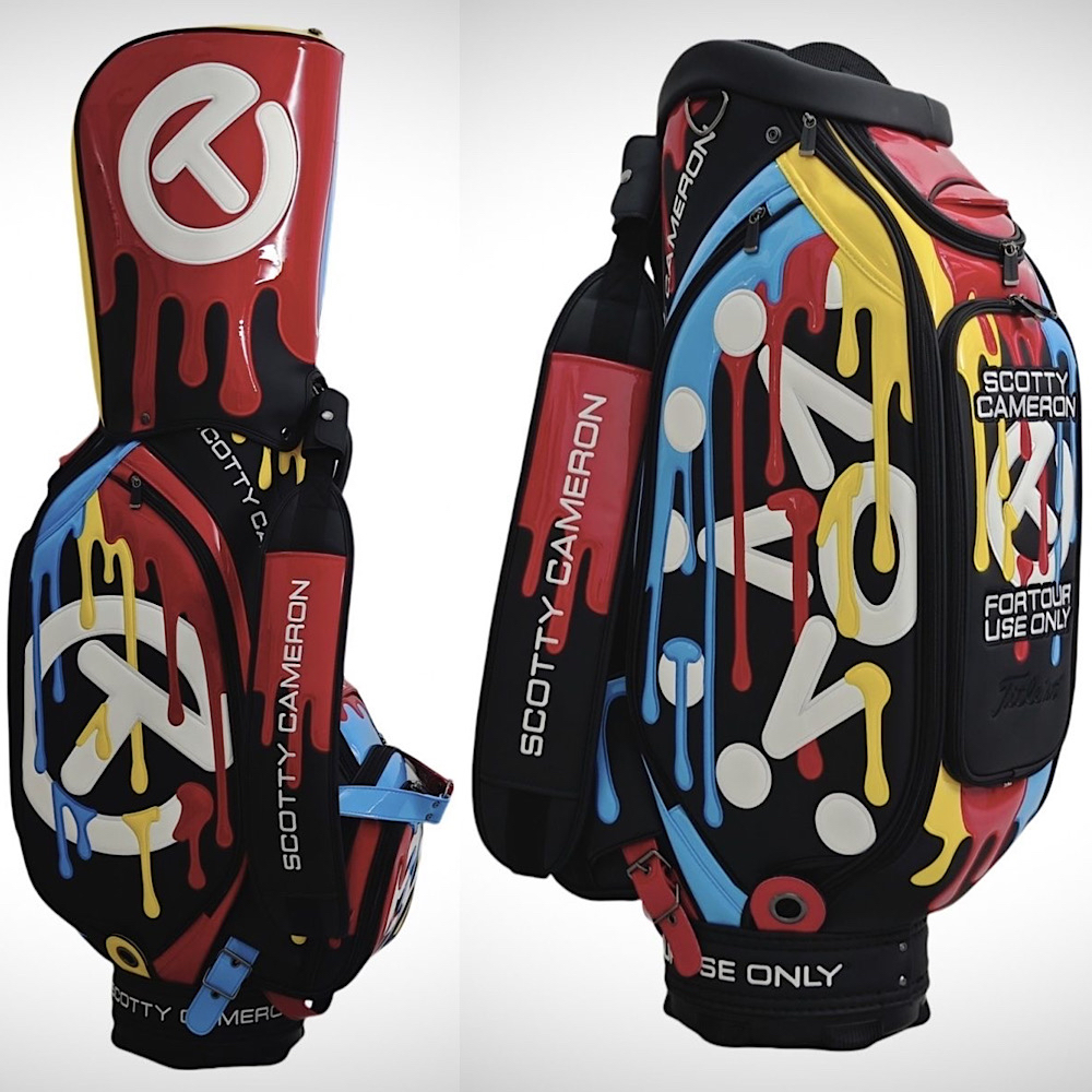 25新款高尔夫球包男女通用时尚卡梅隆职业款Golf球包水晶防水耐磨