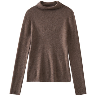 含绵羊毛克莱因蓝半高领打底毛衣SR203 年终大清仓