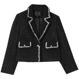 翻驳领呢子外套西装 时尚 CK939 欢欢粉丝专享