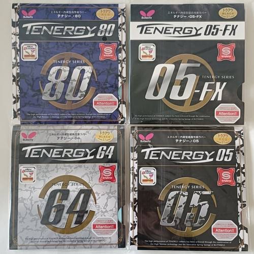 正品行货蝴蝶大巴TENERGY64乒乓球拍胶皮 T05 T64 T80反胶套胶