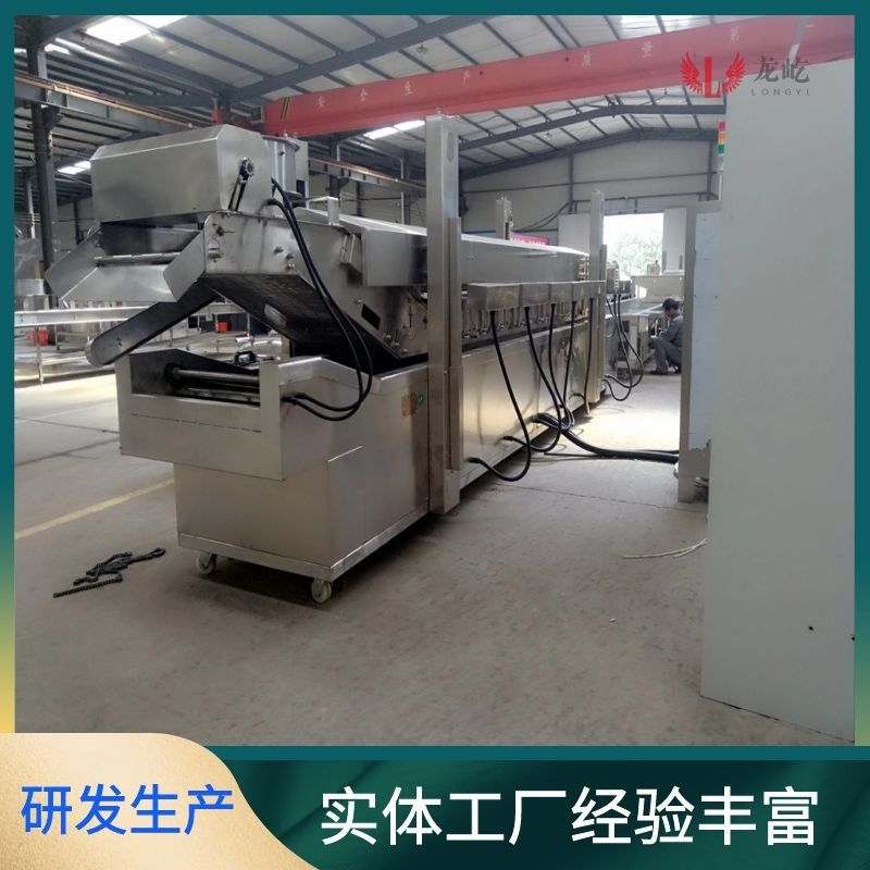 油条油炸机早餐供应 自动翻转油果子油炸机器 一体化高温油炸机