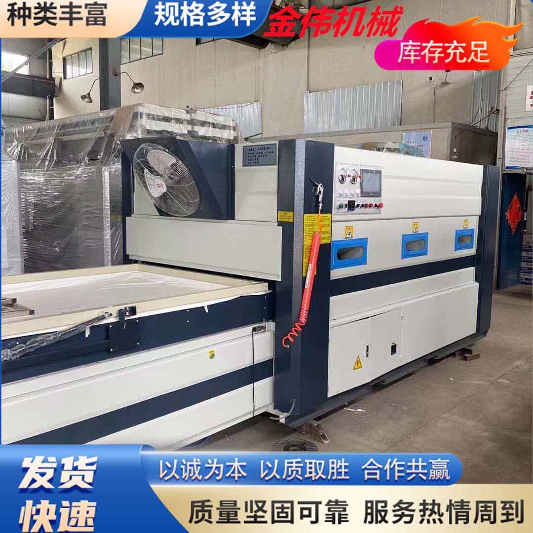 木工真空覆膜机生产厂家 侧出仓门芯板PVC膜贴膜机 橱柜门吸塑机