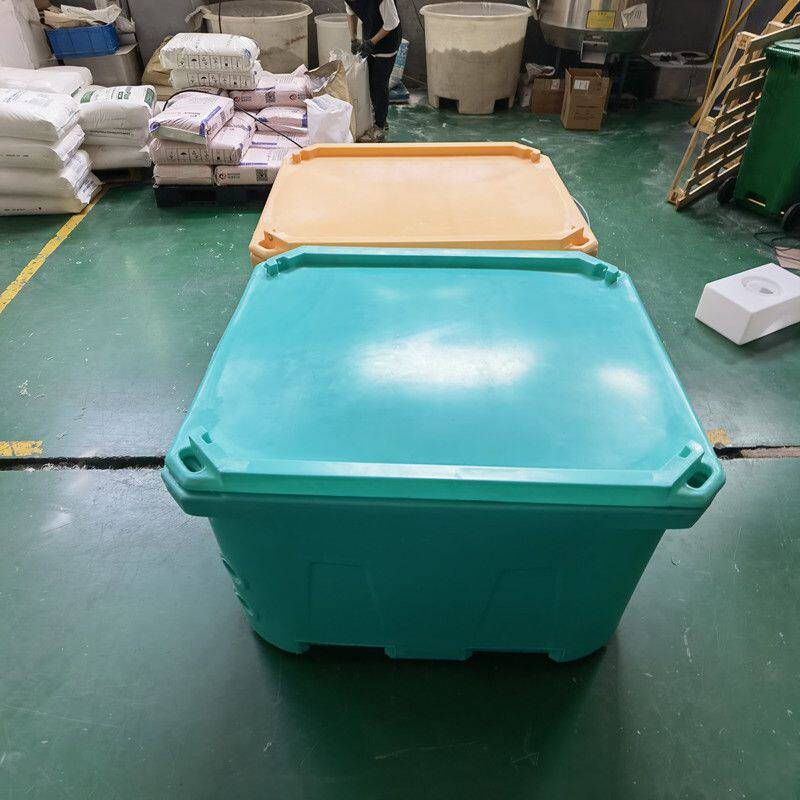 保温箱660L大容量滚塑渔业水产冷链生鲜生蚝运输储存异形加工
