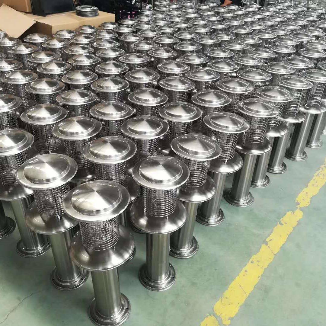 供应不锈钢LED灭蚊草坪灯 玻璃钢草坪灯 60厘米太阳能灭蚊草坪灯