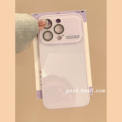 ins纯色简约高级感手机壳新款