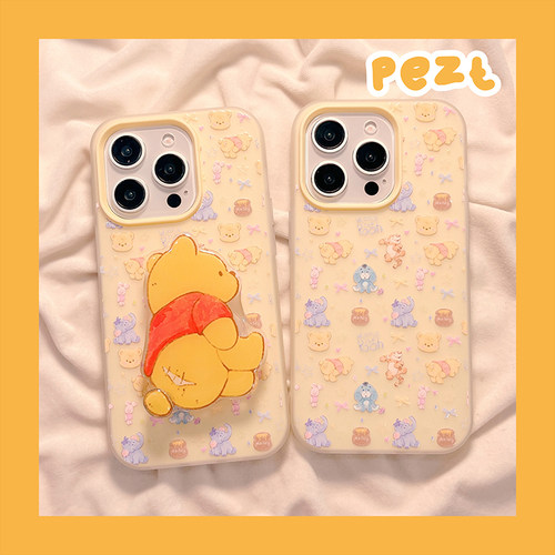 苹果手机壳可爱卡通小熊动画