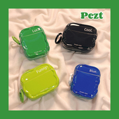 简约纯色英文适用AirPods1 2硅胶女情侣防摔新三代 2保护套AirPods4代苹果耳机套无线蓝牙耳机壳airpodspro3