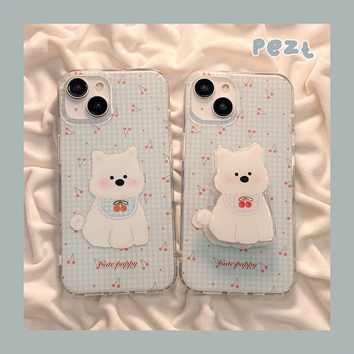 苹果手机壳IMD双层可爱小狗
