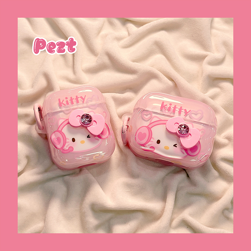 苹果耳机壳tpu可爱hellokitty